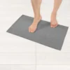 Unyqoos® Absorberende en sneldrogende katoenen badmat met antislip voor badkamer