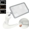 Unyqoos® Verstelbare leesloep met LED-verlichting en multifunctioneel ontwerp