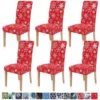 Unyqoos® Rekbare stoelhoezen set voor eetkamerstoelen, ideaal voor elk interieur