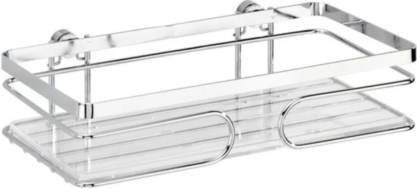 P-87213233038770-20260405174105.webp Unyqoos® Stijlvolle roestvrijstalen wandplank voor extra opbergruimte in de badkamer