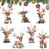 P-87213233075540-20260406092719.webp Unyqoos® Set van 7 decoratieve rendierornamenten voor kerstboom en interieur