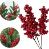 P-87213233081860-20260406092747.webp Unyqoos® Set van 10 decoratieve takken met kunstrode bessen voor feestelijke decoratie