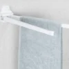 Unyqoos® Witte handdoekhouder met beweegbare armen en eenvoudige montage