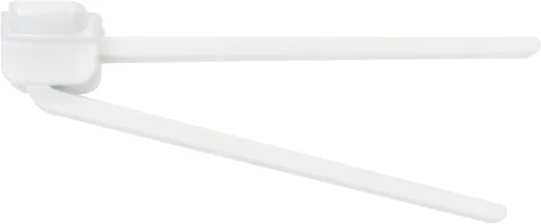 Unyqoos® Witte handdoekhouder met beweegbare armen en eenvoudige montage