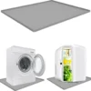 Unyqoos® Grijze siliconen beschermmat met verhoogde rand voor mini-koelkasten en apparaten