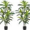 Unyqoos® Realistische Dracaena Kunstboom van 120 cm voor Binnen- en Buitendecoratie
