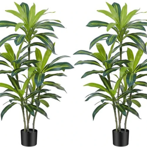 Unyqoos® Realistische Dracaena Kunstboom van 120 cm voor Binnen- en Buitendecoratie
