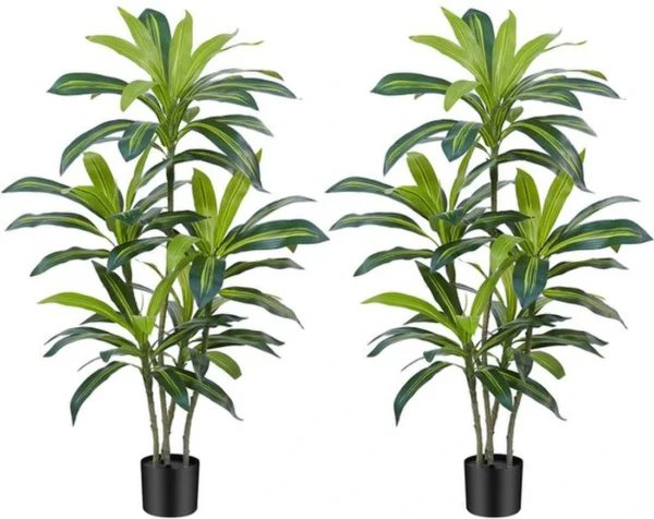 Unyqoos® Realistische Dracaena Kunstboom van 120 cm voor Binnen- en Buitendecoratie