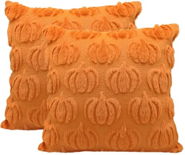 P-87213233151530-20260406111435.webp Unyqoos® Set van twee decoratieve kussenslopen met pompoenmotief voor herfstdecoratie