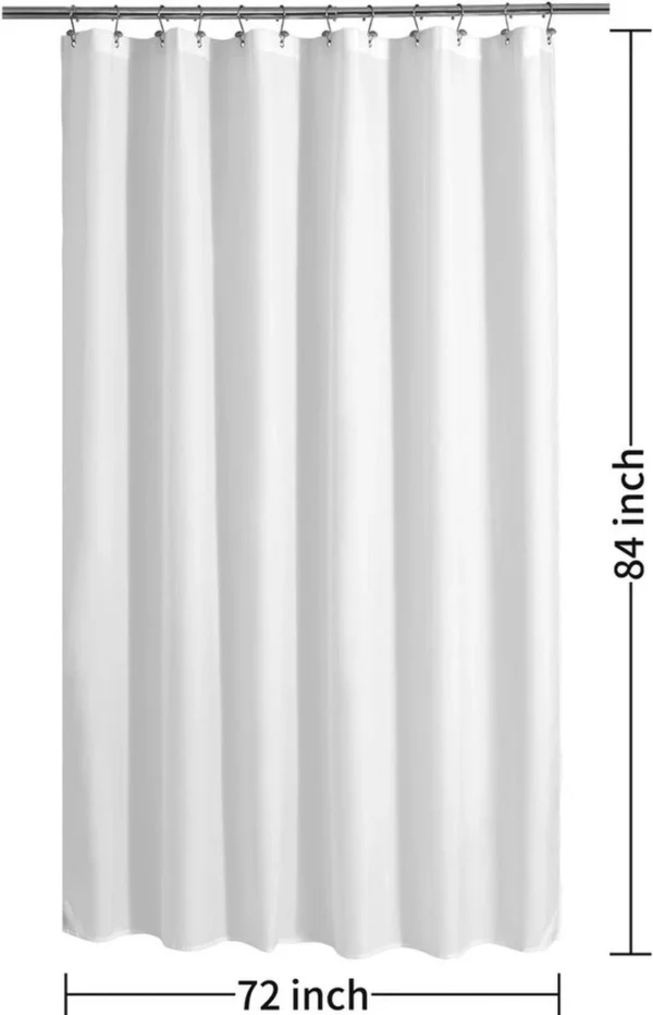 P-87213233158633-20260403113157.webp Unyqoos® Waterdicht en zacht douchegordijn met magneten voor extra lange badkamers