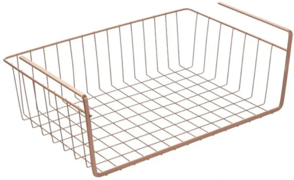 Unyqoos® Stijlvol koperkleurig tussenrek voor optimale ruimtebenutting in huis