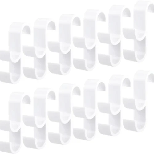 Unyqoos® Set van 12 compacte en haken voor handdoekradiator en meer