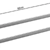 Unyqoos® Ruimtebesparende grijze handdoekhouder van 60 cm zonder boren voor badkamer en keuken