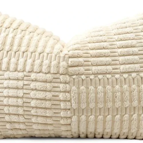 Unyqoos® Decoratieve kussensloop van corduroy met gestreept patroon voor woonkamer