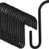 P-87213233281460-20260406115233.webp Unyqoos® Set van 20 veelzijdige zwarte S-haken van roestvrij staal voor thuisgebruik