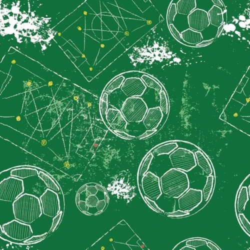 P-87213233297780-20260405113451.webp Unyqoos® Waterdicht zelfklevend vinyl behang met voetbalpatroon voor kinderkamer