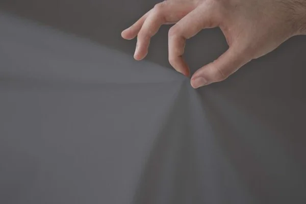 Unyqoos® Grijze elastische stoelbekleding voor eenpersoonszitmeubilair met perfecte pasvorm