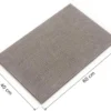 Unyqoos® Luxueuze Extra Zachte Badmat van Chenille, 40x60 cm, Grijs, Met Oeko-TEX Certificering, Rutschvrije Basis, Wasbaar