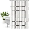Unyqoos® Waterdicht en Schimmelbestendig Douchegordijn 180 x 200 cm met Sneldrogende Stof en 12 Haken