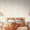 P-87213233331404-20260405112913.webp Unyqoos® Vintage zelfklevend bloemenbehang in wit en goud voor interieurdecoratie