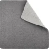 Unyqoos® Grijze antislip douchemat met sneldrogende afvoergaten en zacht comfort