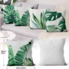 Unyqoos® Set van 4 decoratieve kussenslopen met tropische plantenprint voor binnen en buiten