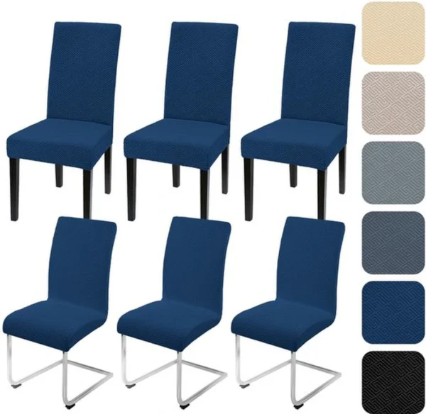 P-87213233360421-20260405182238.webp Unyqoos® Set van 6 Stretchbare Stoelhoezen voor Schommelstoelen en Eetkamerstoelen, Wasbaar en Afneembaar
