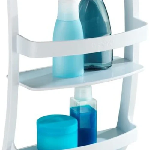 P-87213233372920-20260405174150.webp Unyqoos® Ruimtebesparend wit badkamerrek met manden en haken voor optimale organisatie