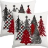 P-87213233385270-20260406111334.webp Unyqoos® Set van 2 decoratieve kussenslopen voor kerstdecoratie thuis of op de bank