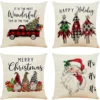 P-87213233387870-20260406111416.webp Unyqoos® Set van vier feestelijke kussenslopen voor een sfeervolle kerstdecoratie