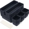 Unyqoos® Veelzijdige Lade Organizer Set van 24 Stuks met Anti-Slip Siliconen Ballen voor Keuken en Bureau
