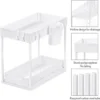 Unyqoos® Multifunctioneel Keuken- en Badkamerrek met Uittrekbare Lade voor Optimale Opslag