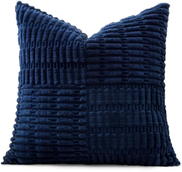 Unyqoos® Decoratieve corduroy kussensloop met gestreept patroon voor woondecoratie