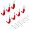 Unyqoos® 8-delige set multifunctionele wandhaken voor diverse opbergoplossingen