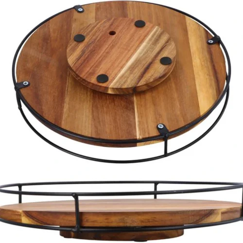Unyqoos® Rond Draaiplateau van 25 cm voor Keuken en Badkamer Organisatie