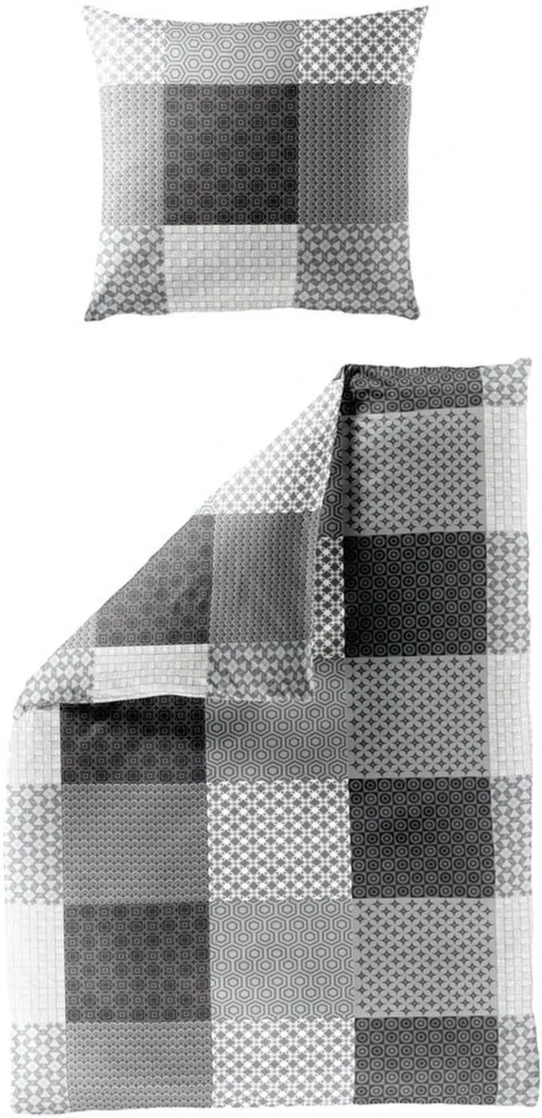 P-87213233457920-20260405103327.webp Unyqoos® Zilverkleurig katoenen dekbedovertrek met ademende en huidvriendelijke eigenschappen