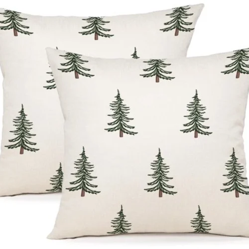 P-87213233466140-20260406111104.webp Unyqoos® Set van 2 feestelijke kussenslopen voor sfeervolle kerstdecoratie in huis