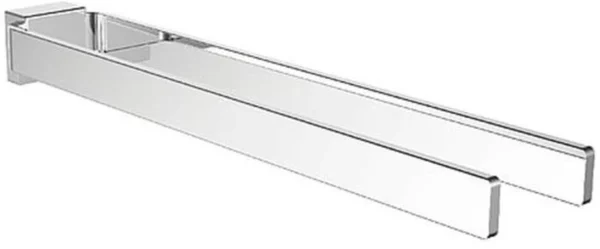 Unyqoos® Elegante metalen handdoekhouder met twee armen voor badkamergebruik