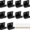 P-87213233498820-20260406115838.webp Unyqoos® Set van 10 multifunctionele U-hoekhouders voor stevige wandmontage in huis