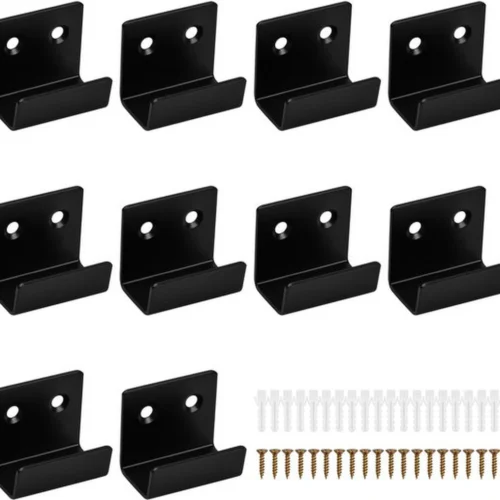 P-87213233498820-20260406115838.webp Unyqoos® Set van 10 multifunctionele U-hoekhouders voor stevige wandmontage in huis
