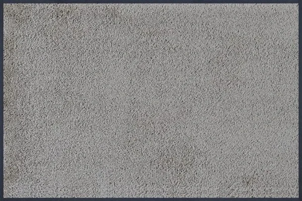 Unyqoos® Lichtgrijze wasbare deurmat met antislip achterkant en kleuren