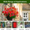 Unyqoos® Set van 6 stevige wandhaken voor bloemenmanden en lantaarns