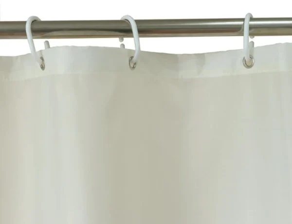 Unyqoos® Extra lang polyester douchegordijn in beige met metalen ogen en waterafstotende stof
