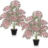 Unyqoos® Levensechte kunst Monstera plant van 65 cm voor huis en kantoor decoratie