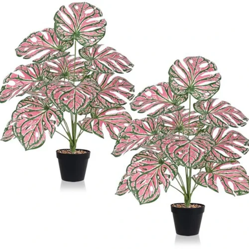 Unyqoos® Levensechte kunst Monstera plant van 65 cm voor huis en kantoor decoratie