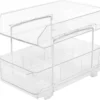 P-87213233577260-20260406095459.webp Unyqoos® Transparante acryl organizer met twee niveaus voor keuken en badkamer