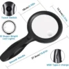 Unyqoos® Handzaam en USB-oplaadbaar vergrootglas met LED-verlichting voor veelzijdig gebruik