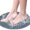 Unyqoos® Grijze siliconen massagemat voor douche met antislip en ontspanning