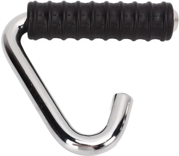 P-87213233591880-20260405101736.webp Unyqoos® Zilverkleurige C-vormige handgreep voor veelzijdige krachttraining thuis en in de sportschool