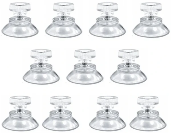 P-87213233607570-20260406120154.webp Unyqoos® Set van 10 verstelbare zuignappen met schroefdraad voor diverse toepassingen